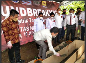 Ground Breaking PLTS di Unima Tondano