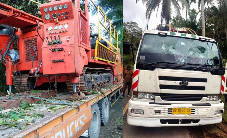 Warga Terhasut Terus Berbuat Kriminal, Tronton dan Kantor TMS Kembali Dirusak, Polisi Diminta Harus Bertindak. Berikut Nama Nama Yang Siap di Polisikan