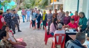 Pelayanan kesehatan gratis untuk masyarakat perbatasan.(foto:ist)