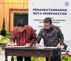 Penandatangan MoU antara Pemprov Sulut dengan Lemhanas RI.(foto.ist)