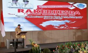 Gubernur Sulut Olly Dondokambey membuka Rakerkesda Provinsi Sulut 2023, di Hotel The Sentra Manado, Selasa (4/7).(Foto:ist)