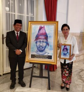 Ketua DPRD Fransiscus Andi Silangen (FAS) dan Pj Bupati dr. Rinny Silangen Tamuntuan (RST), di Istana Negara, Jakarta, Jumat (10/11/2023).(foto:ist)