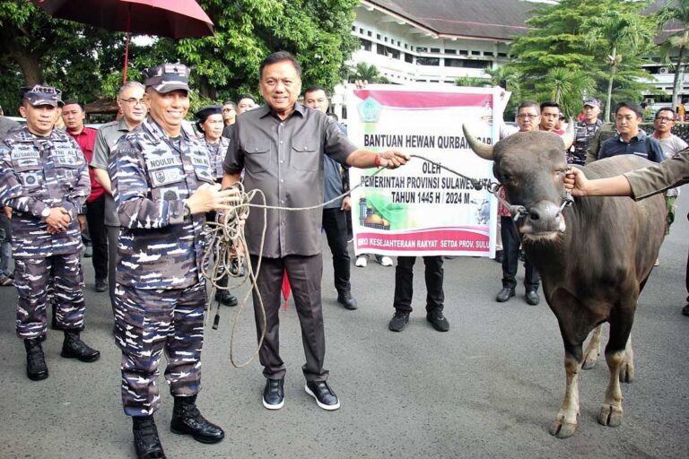 Lokasi Belakang Kantor Gubernur, ODSK Serahkan 137 Hewan Qurban di Perayaan Idul Adha