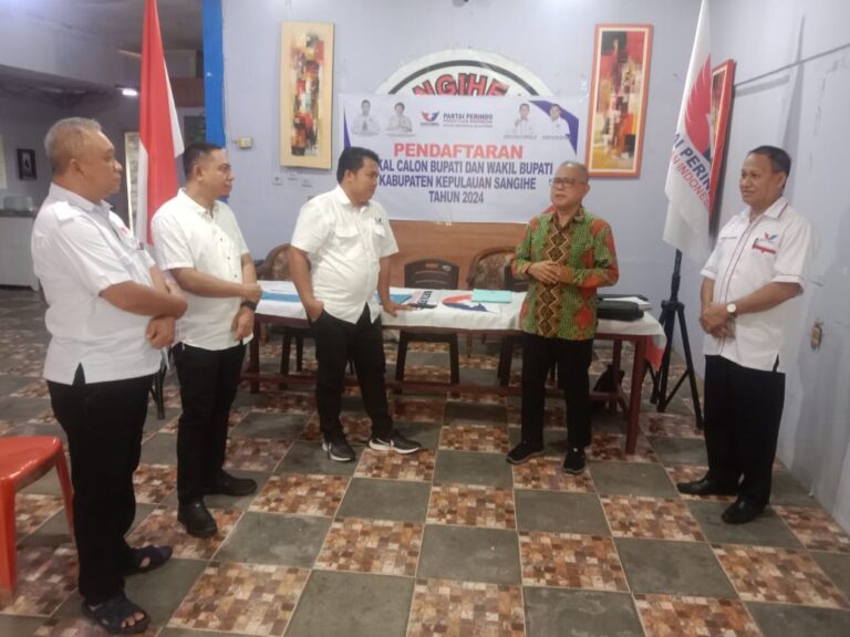 DR Melkian Naharia Resmi Ikut Seleksi Menuju Pentas Pilkada Sangihe 2024