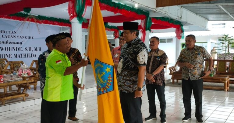 Pj Bupati Wounde Lepas 22 Peserta Lomba MTQ Sangihe Ke Kotamobagu Plus 6 Official