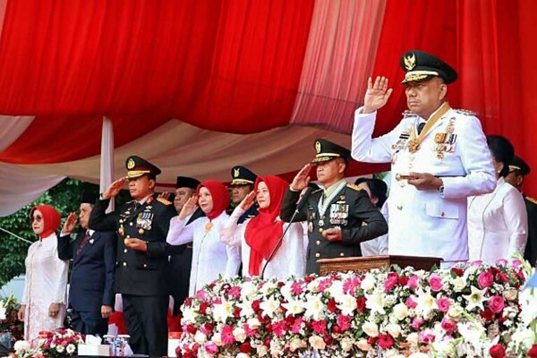 Bertindak Sebagai Inspektur Upacara HUT RI ke 79, Dondokambey : Kita Jaga Sulut dan Jalankan Amanah Para Pendiri Bangsa