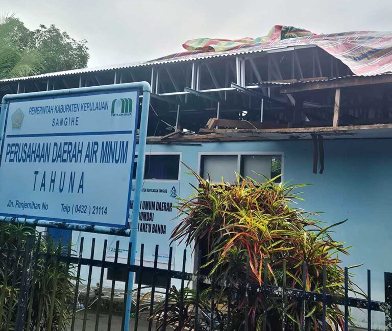 PDAM Tahuna Semakin Teratur, Selain Perbaikan Manajeman, Kantor Mulai Diperbaiki