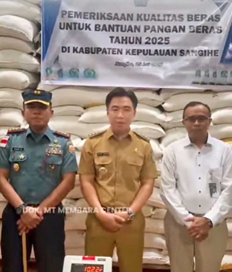 Distribusi Beras SPHP dan Bantuan Kemensos Dimulai di Sangihe, 10.800 Penerima Akan Terima Manfaat Distribusi Beras SPHP