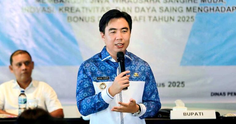 Bupati Sangihe Buka Pelatihan Kewirausahaan Pemuda 2025 di Tahuna Beach Hotel pelatihan kewirausahaan pemuda sangihe 2025