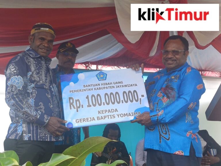 Pemkab Jayawijaya dan Lanny Jaya Bantu Konferensi Gereja Baptis Masing-masing Rp100 Juta