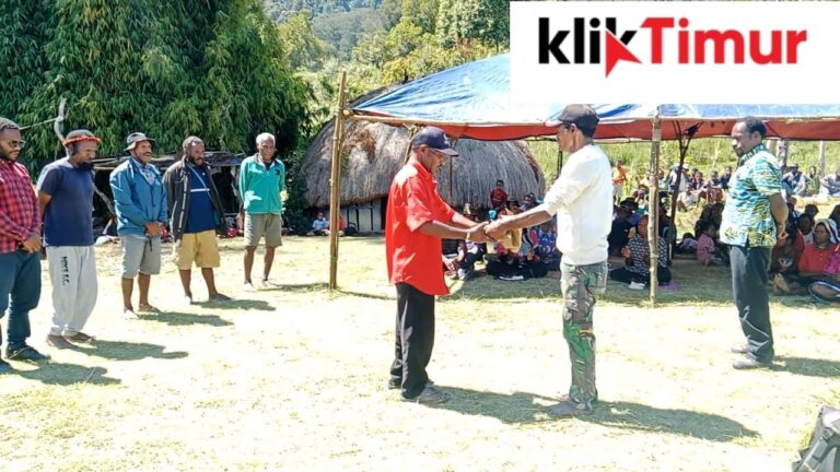 Serah Terima Jabatan Kepala Kampung Iriliga dari Pejabat Lama kepada Pejabat Baru