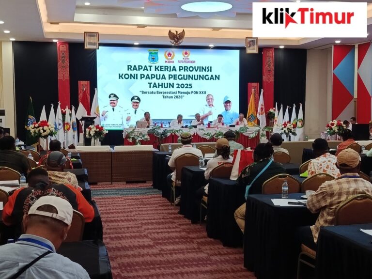 KONI Papua Pegunungan Gelar Rakor Jelang Musprovlub Pemilihan Ketua Umum