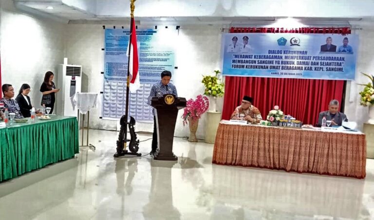 Bupati Michael Thungari: Falsafah Hidup Orang Sangihe Adalah Benteng Terkuat Moderasi Beragama