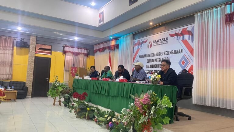 Bawaslu Jayawijaya Gelar Kolaborasi Kelembagaan untuk Tingkatkan Integritas Pemilu