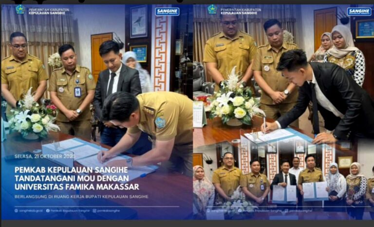 Pemkab Sangihe Gandeng Universitas Famika, Buka Peluang Studi bagi Tenaga Keperawatan