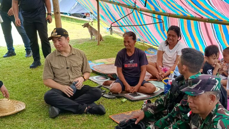 Gempa Tektonik Sudah Ratusan Kali Bergemuruh di Tiga Pulau Lintas Batas, Kehadiran Pemerintah Sangihe di Sambut Suka Cita