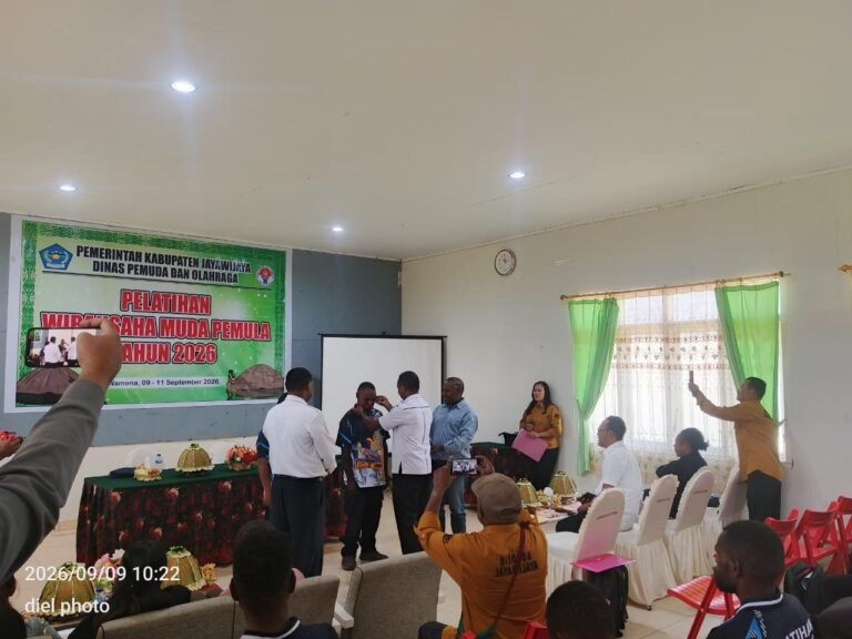 Pemkab Jayawijaya Gelar Pelatihan Wirausaha untuk 35 Pemuda