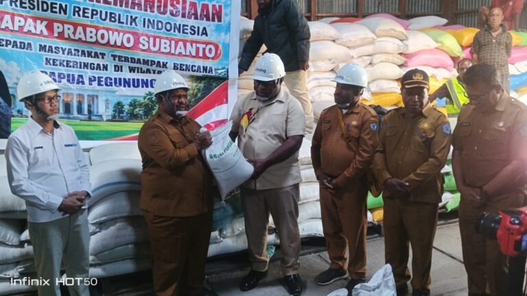Beras Turun Karena Doa Naik Jayawijaya Dapat 141 Ton, Wagub Pastikan 7 Kabupaten Menyusul